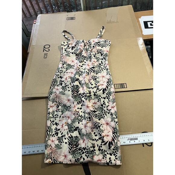 No Boundaries Juniors Dress, Multi Floral Summer‎ Dress, Youth Medium 11-13 - Picture 1 of 6